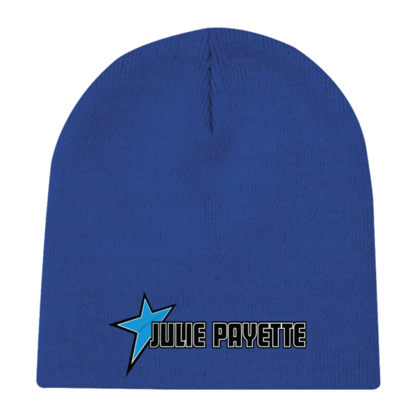 Julie Payette Embroidered Knit Skull Toque