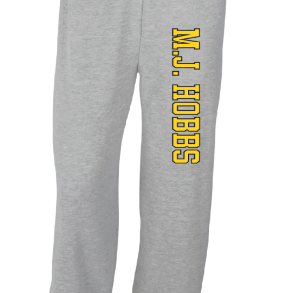 MJ Hobbs Cotton Track Pants with Large Leg Print